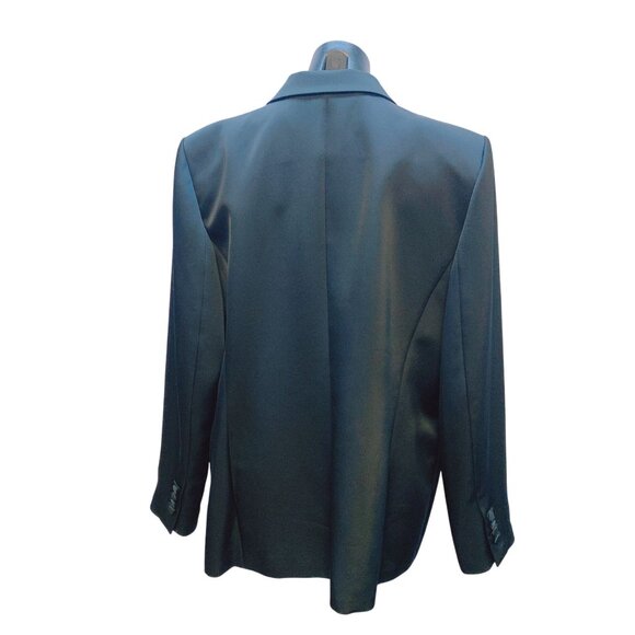 NWT Lafayette 148 New York Black Double-Breasted Blazer Jacket 18 - Picture 2 of 7